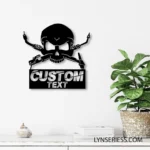 Occupations Trades Metal Sign Custom Sugar Skull 1