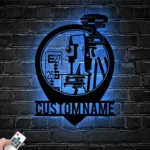 Occupations Trades Metal Sign Custom Surveyor Engineer 1