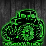 Occupations Trades Metal Sign Custom Tractor Driver 1