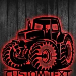 Occupations Trades Metal Sign Custom Tractor Driver 1