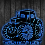 Occupations Trades Metal Sign Custom Tractor Driver 1