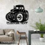 Occupations Trades Metal Sign Custom Tractor Driver 1