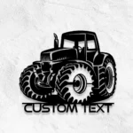 Occupations Trades Metal Sign Custom Tractor Driver 1