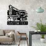 Occupations Trades Metal Sign Custom Us Excavator Driver 1