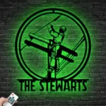 Occupations Trades Metal Sign Custom Us Lineman 1