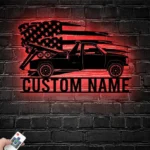 Occupations Trades Metal Sign Custom Us Rotator Tow Truck Driver 1