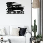 Occupations Trades Metal Sign Custom Us Rotator Tow Truck Driver 1
