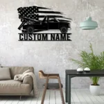 Occupations Trades Metal Sign Custom Us Rotator Tow Truck Driver 1