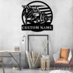 Occupations Trades Metal Sign Custom Us Tractor Hole Digger 1