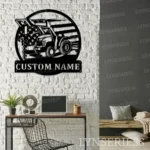 Occupations Trades Metal Sign Custom Us Tractor Hole Digger 1