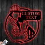 Occupations Trades Metal Sign Detailed Civil Engineer 1