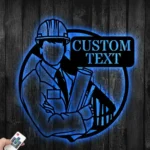 Occupations Trades Metal Sign Detailed Civil Engineer 1