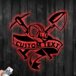 Occupations Trades Metal Sign Detailed Coal Mining 1