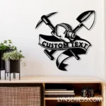 Occupations Trades Metal Sign Detailed Coal Mining 1