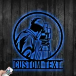 Occupations Trades Metal Sign Distinctive Land Surveyor 1