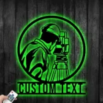 Occupations Trades Metal Sign Distinctive Land Surveyor 1