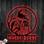 Occupations Trades Metal Sign Distinctive Land Surveyor 1