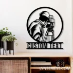 Occupations Trades Metal Sign Distinctive Land Surveyor 1
