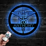 Occupations Trades Metal Sign Doctor And Medical Symbols 1