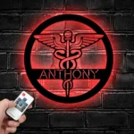 Occupations Trades Metal Sign Doctor And Medical Symbols 1