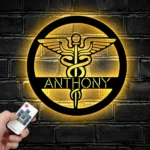 Occupations Trades Metal Sign Doctor And Medical Symbols 1