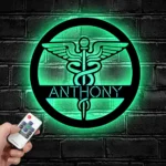 Occupations Trades Metal Sign Doctor And Medical Symbols 1