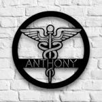 Occupations Trades Metal Sign Doctor And Medical Symbols 1