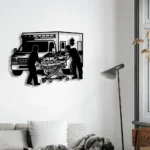 Occupations Trades Metal Sign Emergency Ambulance 1