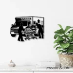 Occupations Trades Metal Sign Emergency Ambulance 1