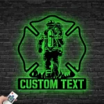 Occupations Trades Metal Sign Father Son Smoke Jumper 1