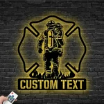 Occupations Trades Metal Sign Father Son Smoke Jumper 1