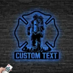 Occupations Trades Metal Sign Father Son Smoke Jumper 1