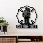 Occupations Trades Metal Sign Father Son Smoke Jumper 1