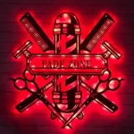 Occupations Trades Metal Sign Groomer Shop 1