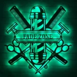 Occupations Trades Metal Sign Groomer Shop 1