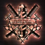 Occupations Trades Metal Sign Groomer Shop 1