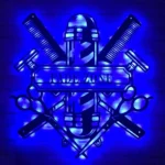 Occupations Trades Metal Sign Groomer Shop 1