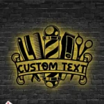 Occupations Trades Metal Sign Hair Stylist Shop 1