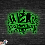 Occupations Trades Metal Sign Hair Stylist Shop 1