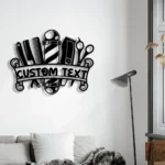 Occupations Trades Metal Sign Hair Stylist Shop 1