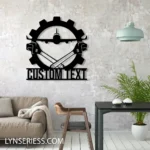 Occupations Trades Metal Sign Handcrafted Aircraft Mechanic 1