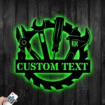 Occupations Trades Metal Sign Implements Repair 1