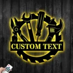 Occupations Trades Metal Sign Implements Repair 1