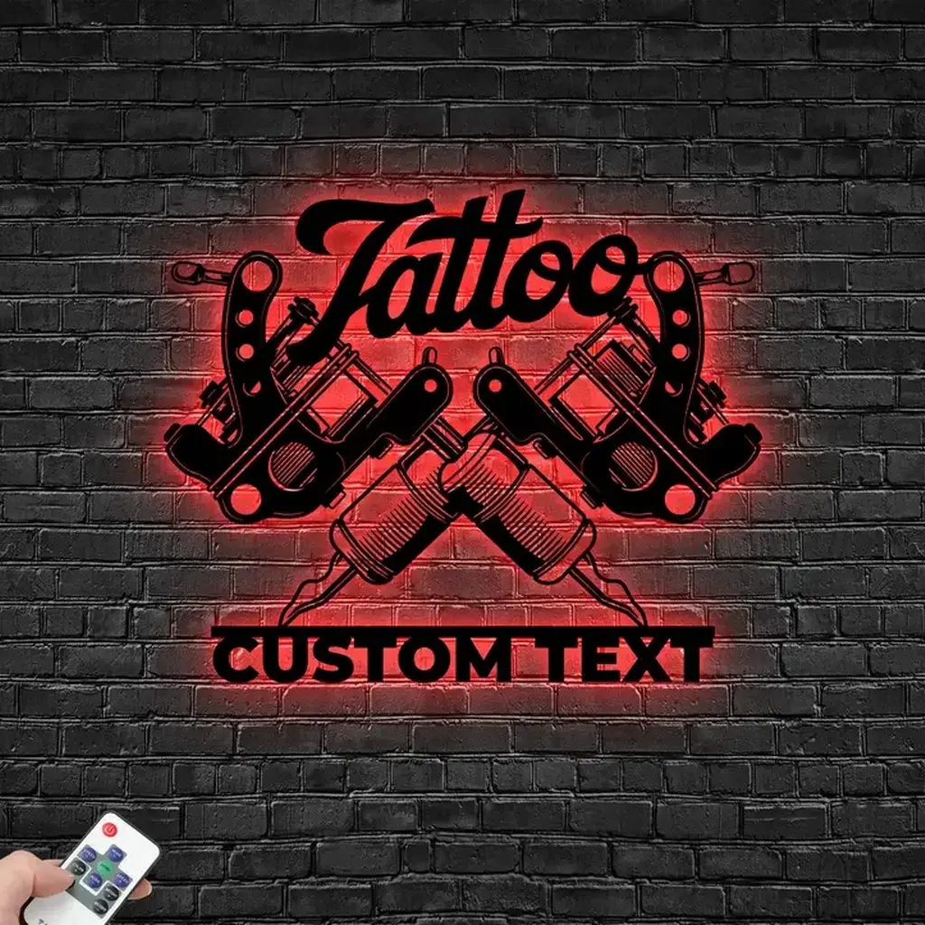 Occupations Trades Metal Sign Ink Artist 1