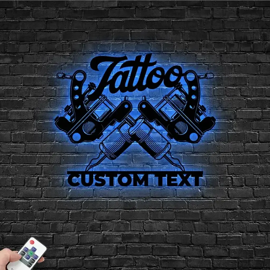 Occupations Trades Metal Sign Ink Artist 3