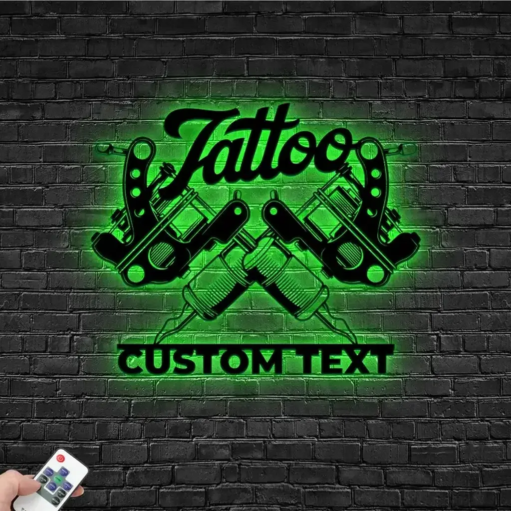 Occupations Trades Metal Sign Ink Artist 4