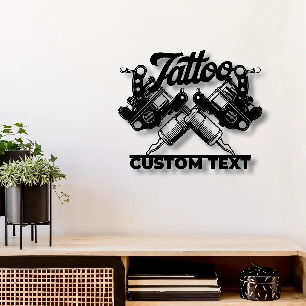 Occupations Trades Metal Sign Ink Artist 5