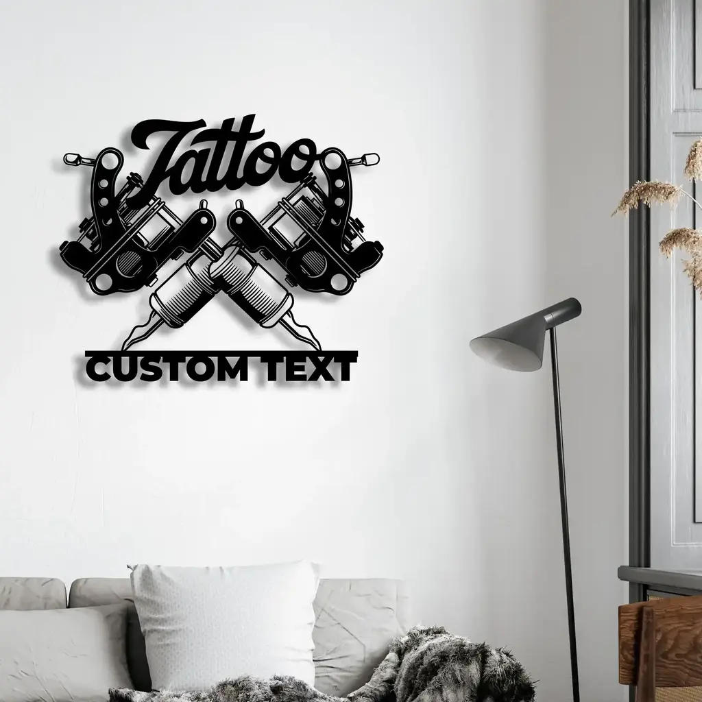 Occupations Trades Metal Sign Ink Artist 6