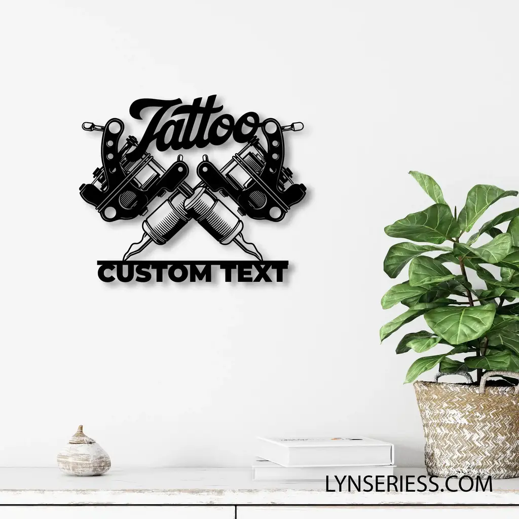 Occupations Trades Metal Sign Ink Artist 7