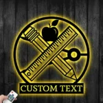 Occupations Trades Metal Sign Learning Implements 1